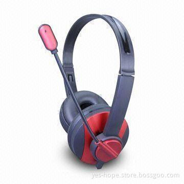 Fashionable Headphones with 32Ω/2.2kΩ Impedance and 2 x 40mm Mylar Speakers